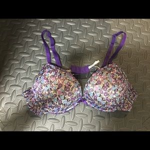 AERIE floral push up bra
